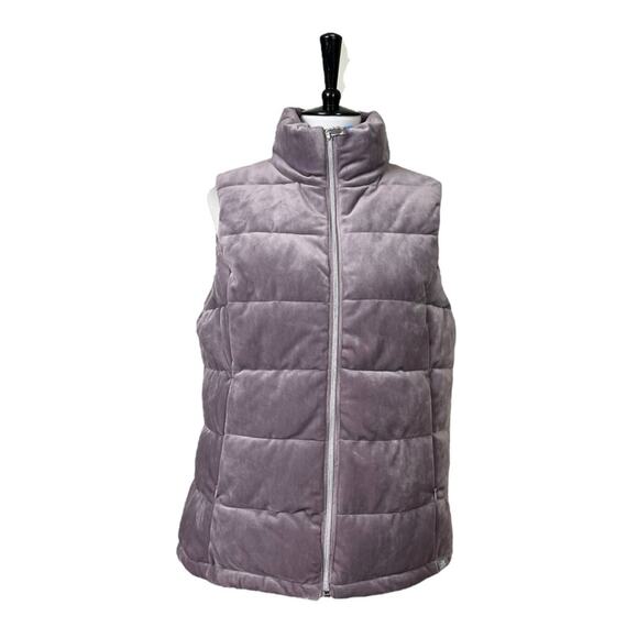 Zeroexposur New Vest Winter Quilted Puffer Zip Front Lavender Women’s Size Large - Picture 13 of 13